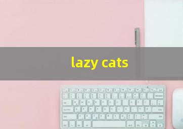 lazy cats